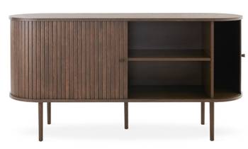 SLIDE Sideboard 150, brunlackad ek, en produkt av hög kvalitet till bra pris från Ulfåsa möbler