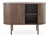SLIDE Sideboard 110, brunlackad ek, en produkt av hög kvalitet till bra pris från Ulfåsa möbler