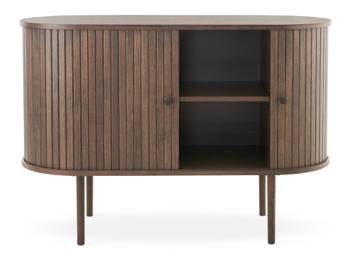 SLIDE Sideboard 110, brunlackad ek, en produkt av hög kvalitet till bra pris från Ulfåsa möbler