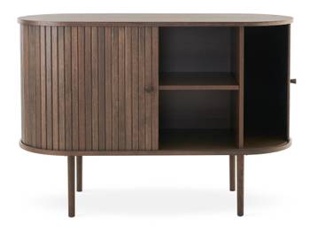 SLIDE Sideboard 110, brunlackad ek, en produkt av hög kvalitet till bra pris från Ulfåsa möbler