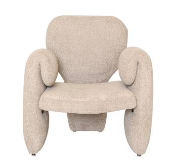 GENEVE Fåtölj i brun/beige tyg, en produkt av hög kvalitet till bra pris från Ulfåsa möbler