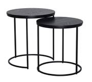 DUETT Sidobord set,dia 49/45 svart Omont, en produkt av hög kvalitet till bra pris från Ulfåsa möbler