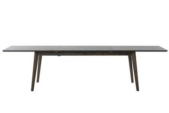 LUCCA Matbord 200/300x95, brunlackad ek, en produkt av hög kvalitet till bra pris från Ulfåsa möbler