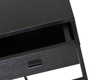 REGAL Sängbord, svartlackad ask H60, en produkt av hög kvalitet till bra pris från Ulfåsa möbler