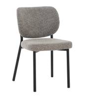 VIVO Matstol i beige tyg, svart metall, en produkt av hög kvalitet till bra pris från Ulfåsa möbler