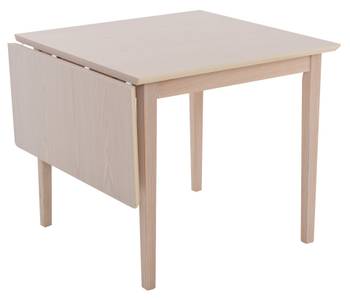 LINDE Matbord 85x85 med klaff 40 vitpig., en produkt av hög kvalitet till bra pris från Ulfåsa möbler