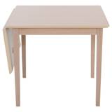 LINDE Matbord 85x85 med klaff 40 vitpig., en produkt av hög kvalitet till bra pris från Ulfåsa möbler