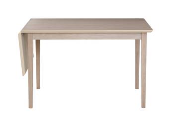 LINDE Matbord 120x85 med klaff 40 vitpig, en produkt av hög kvalitet till bra pris från Ulfåsa möbler