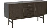 LYON Sideboard i brunlackad ekfaner, en produkt av hög kvalitet till bra pris från Ulfåsa möbler