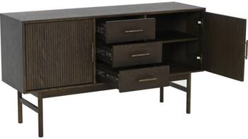 LYON Sideboard i brunlackad ekfaner, en produkt av hög kvalitet till bra pris från Ulfåsa möbler