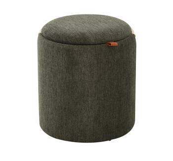 LYKKE Puff grön med trähandtag, en produkt av hög kvalitet till bra pris från Ulfåsa möbler
