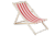 Dingla strandstol Röd/Vit, en produkt av hög kvalitet till bra pris från Ulfåsa möbler