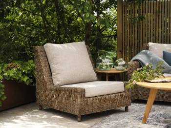 Sandkorn loungefåtölj Natur/beige, en produkt av hög kvalitet till bra pris från Ulfåsa möbler