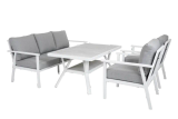 Samvaro High fåtölj Vit/Pearl grey, en produkt av hög kvalitet till bra pris från Ulfåsa möbler