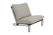 Blixt loungefåtölj Svart/Cley beige, en produkt av hög kvalitet till bra pris från Ulfåsa möbler