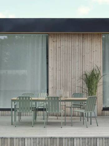 Nox matbord Dusty Green/teak, en produkt av hög kvalitet till bra pris från Ulfåsa möbler