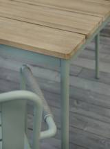 Nox matbord Dusty Green/teak, en produkt av hög kvalitet till bra pris från Ulfåsa möbler