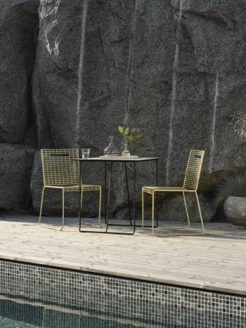 Laminat bordsskiva Beige/terrazzo, en produkt av hög kvalitet till bra pris från Ulfåsa möbler