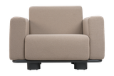 Bolster fåtölj Antracit/Teddy Beige, en produkt av hög kvalitet till bra pris från Ulfåsa möbler
