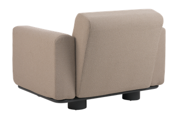Bolster fåtölj Antracit/Teddy Beige, en produkt av hög kvalitet till bra pris från Ulfåsa möbler