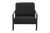 Lyra fåtölj Svart/Teddy Black, en produkt av hög kvalitet till bra pris från Ulfåsa möbler