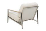 Naos fåtölj Stainless Steel/Dot Beige, en produkt av hög kvalitet till bra pris från Ulfåsa möbler