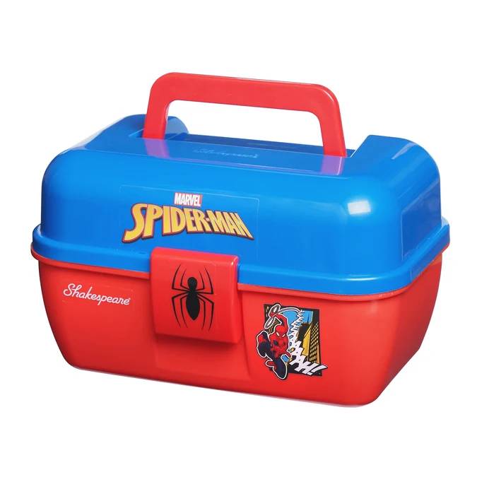 Shakespeare Marvel Spiderman fiskelåda för barn med Spider-Man motiv