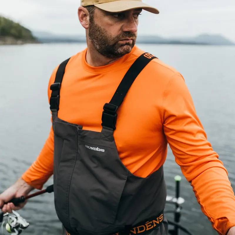 Grundéns Transmit X Bib Anchor vattentäta fiskehängselbyxor