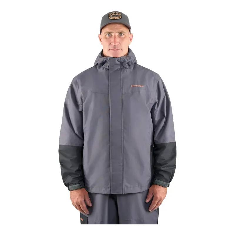 Grundéns Men's Deepwater 2L Fishing Jacket Anchor vattentät fiskejacka