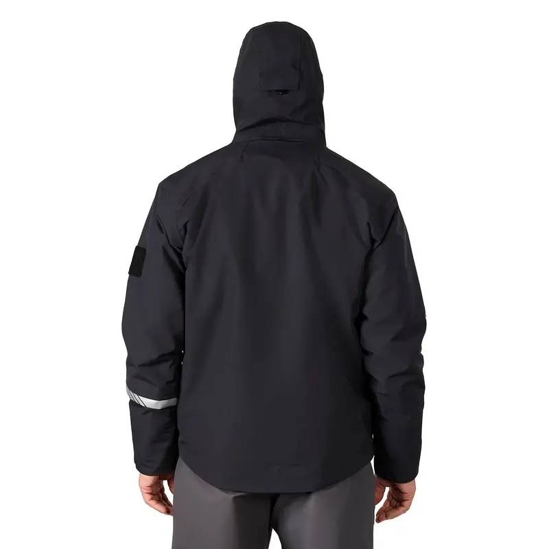 Grundéns Transmit X Jacket Black svart vattentät fiskejacka för sportfiske