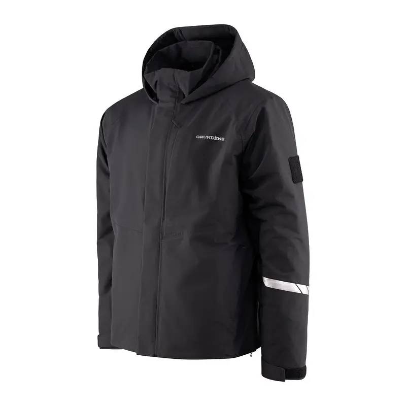 Grundéns Transmit X Jacket Black svart vattentät fiskejacka för sportfiske
