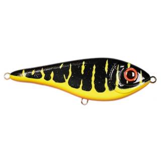 Buster Swim Slow Sink 13 cm 65 g – Black Pike UV glidebait för gäddfiske