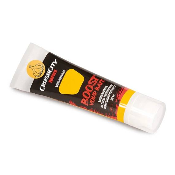 Rapala CrushCity Boost Garlic doftförstärkare med skumapplikator för fiskebeten.