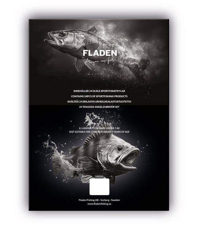 Fladen Julkalender 4.0 Deluxe med 24 delar adventskalender för sportfiskare