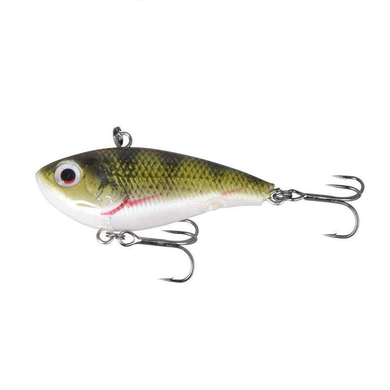 2 X Savage Gear TPE Soft Vibes 66 - Leurre Perche Jaune 2 1/2" 4/5 Oz