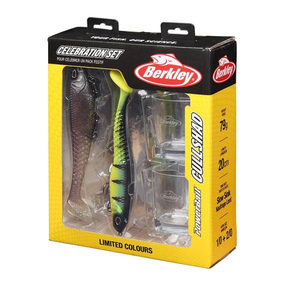 Berkley CullShad Shallow Celebration Set mjukbete för gäddfiske på grunt vatten