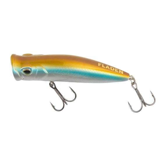 Fladen Maxximus Ploppy Popper 70 mm 9 g ytgående fiskedrag med roterande bakdel för effektivt rovfiske