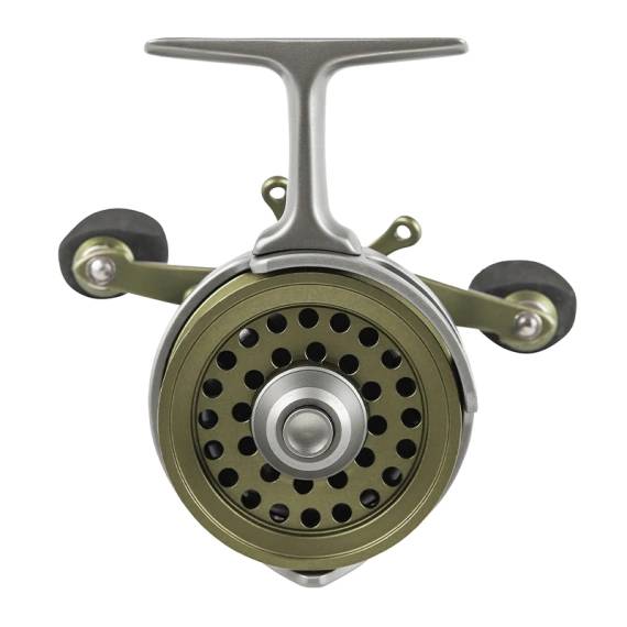 IFISH SensiReel 2 – aluminium isfiskerulle med 5 kullager, vänstervevad, för pimpel och vinterfiske”