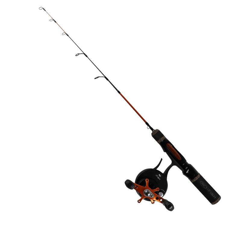 IFISH QuickDrop Combo 22xh isfiskeset med känsligt spö och QuickDrop-rulle med 5 kullager