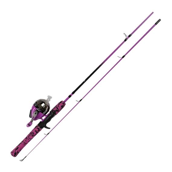 IFISH X-Wand Spinn 5' komplett fiskeset med 2-delat glasfiberspö, rulle och påspolad lina för barn och ungdomar.