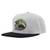 Hurricane Mad Pike Snapback Cap keps med gäddmotiv och justerbar snapback för fiske och friluftsliv