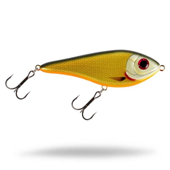 Buster Swim Jr 10,5 cm swimbait med S-gång och långsam sjunkhastighet för gäddfiske