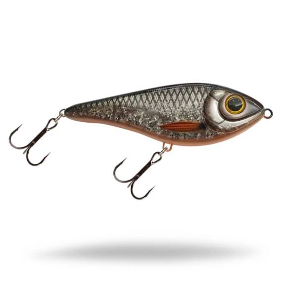 Buster Swim Jr 10,5 cm swimbait med S-gång och långsam sjunkhastighet för gäddfiske