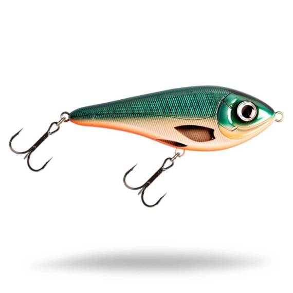 Buster Swim Jr 10,5 cm; blyfri swimbait för gäddfiske med S-gång och slow-sink