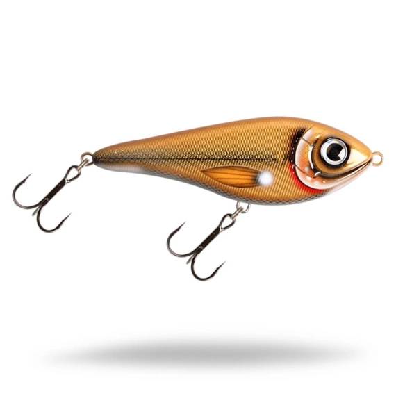 Buster Swim Jr 10,5 cm swimbait med S-gång och långsam sjunkhastighet för gäddfiske