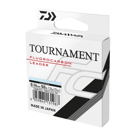 Daiwa Tournament FC fluorocarbonlina för predatorfiske med hög nötningstålighet och låg synlighet