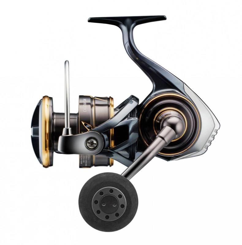 Daiwa 22 Caldia SW haspelrulle med slitstark konstruktion för saltvattensfiske och avancerat sportfiske.
