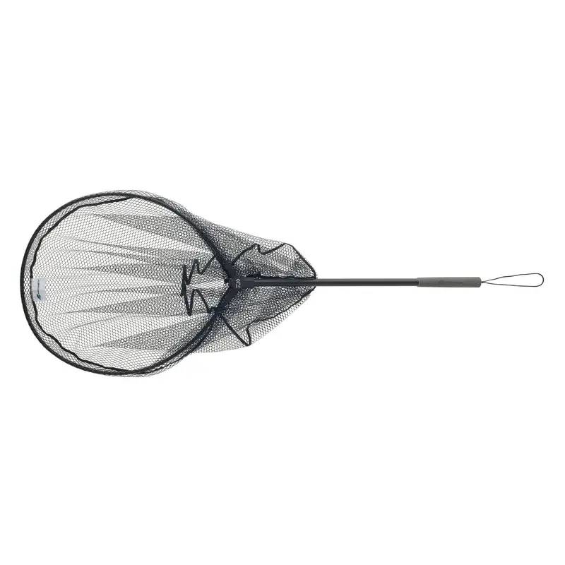 Daiwa Prorex Short Track Boat Net med kort skaft och gummerat nät anpassad för predatorfiske från båt