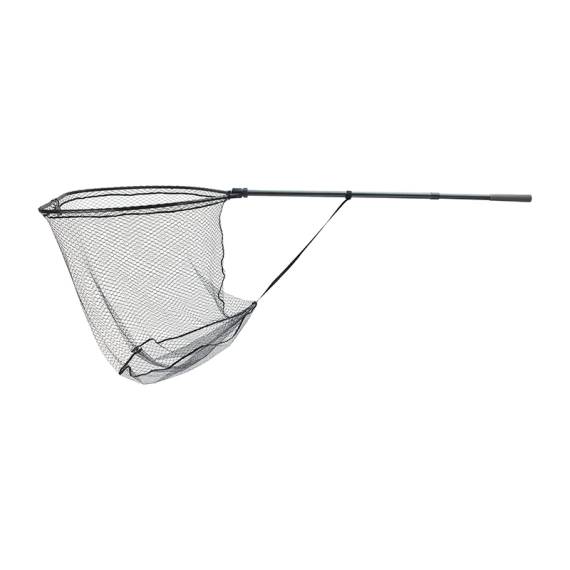 Sølvkroken SV Båthåv Carbon XL Tele med teleskopiskt kolfiberskaft och håvhuvud på 85x75 cm för större fiskar.