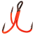 Owner STV-36BO trekrok UV Flash Orange med hög skärpa för gädda och abborre